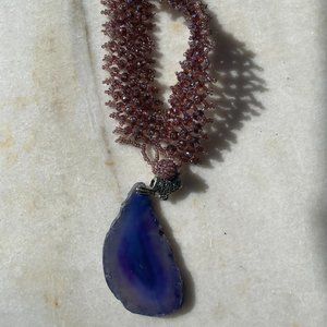 agate necklace